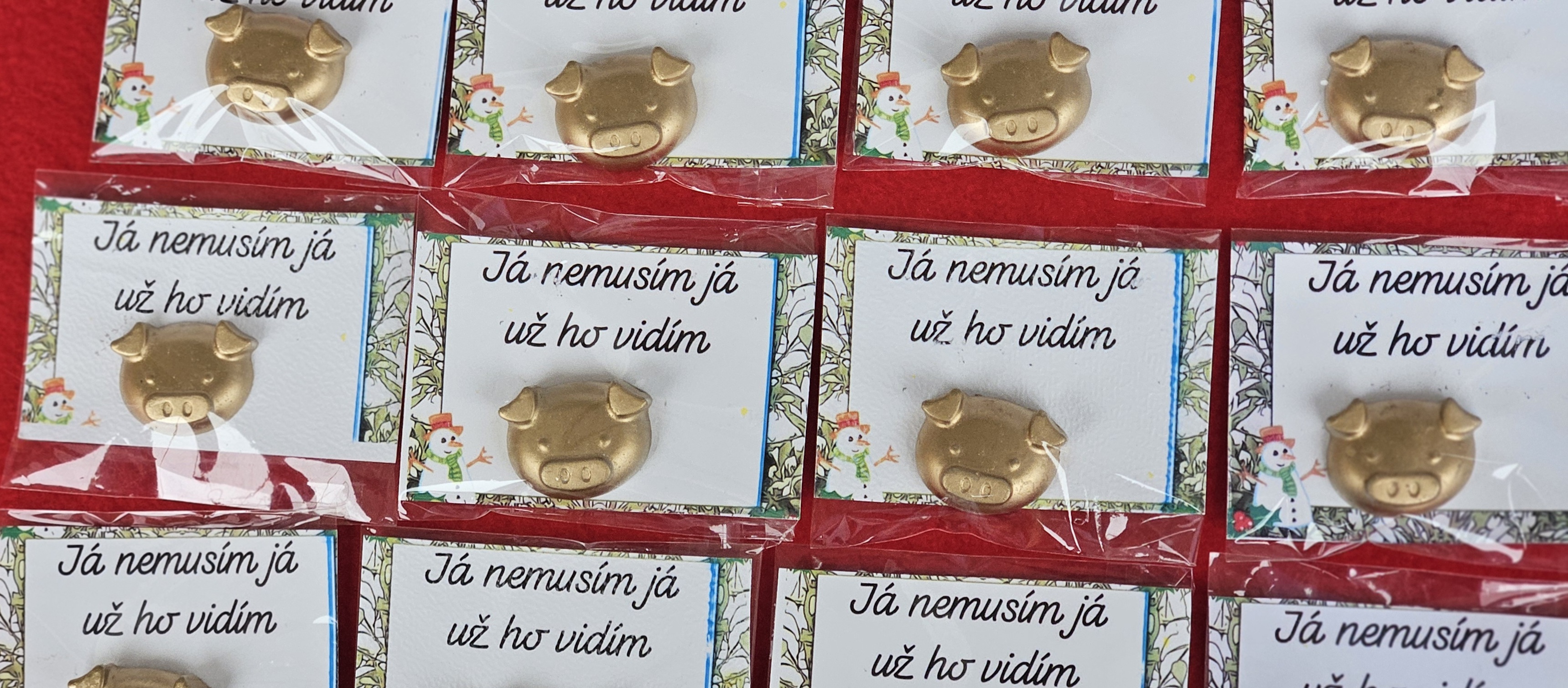 Prasátko s kartičkou
