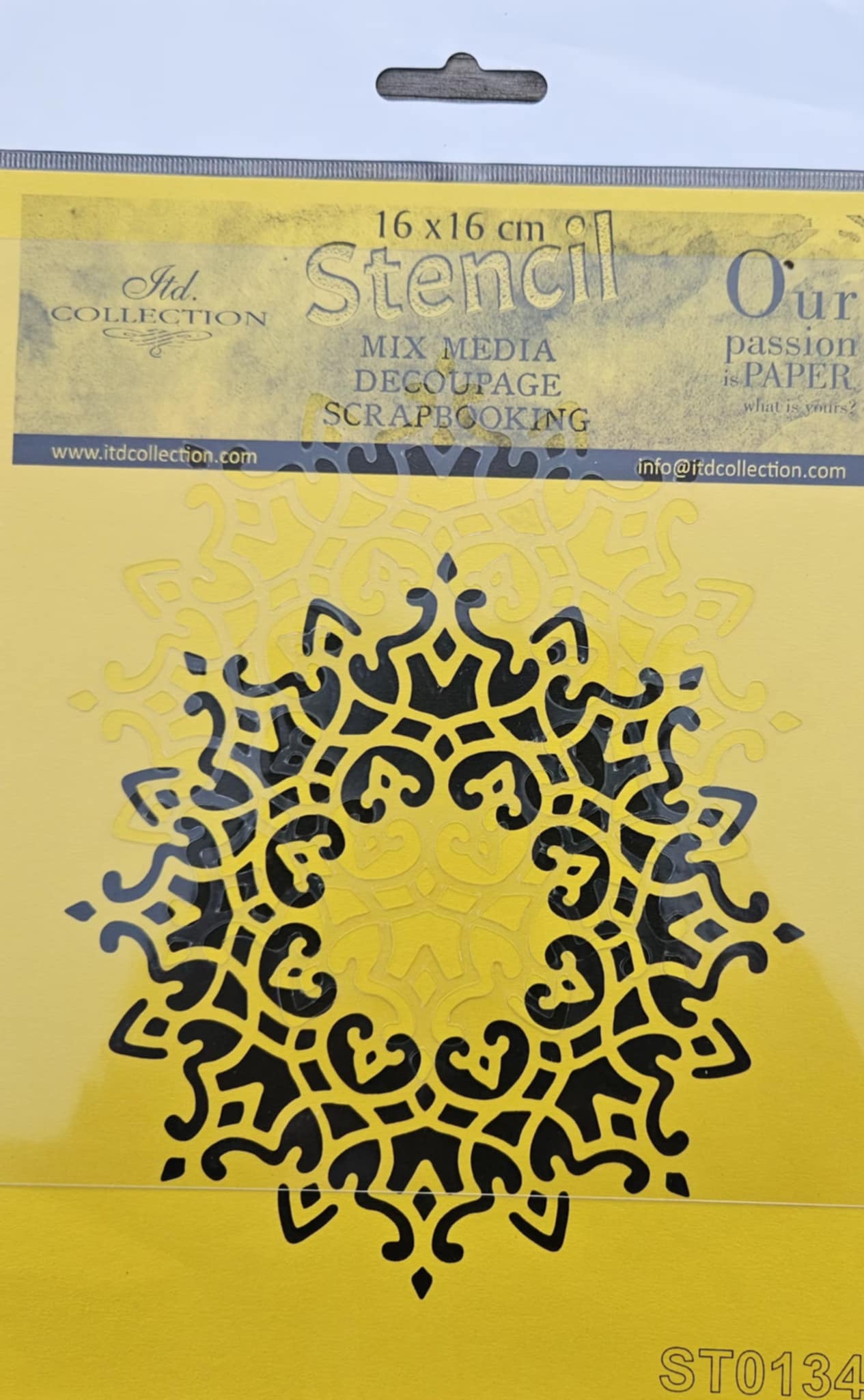 Šablona kolo ornamenty