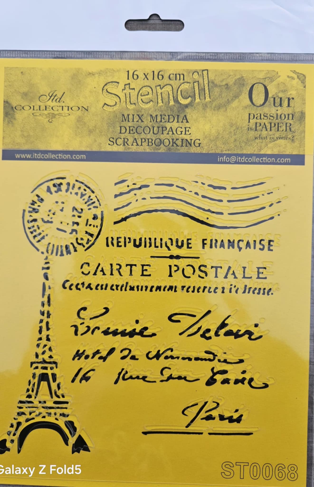 Šablona Paris