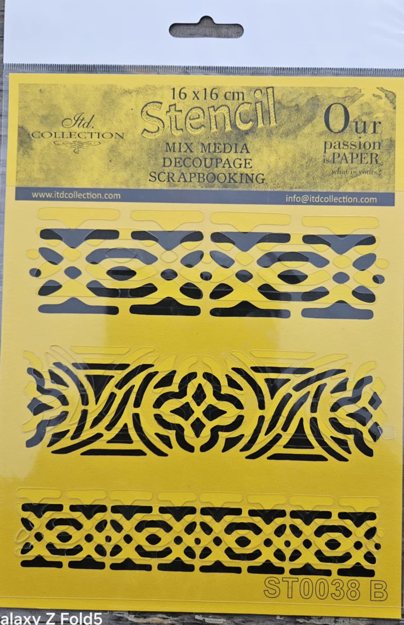 Šablona ornamenty