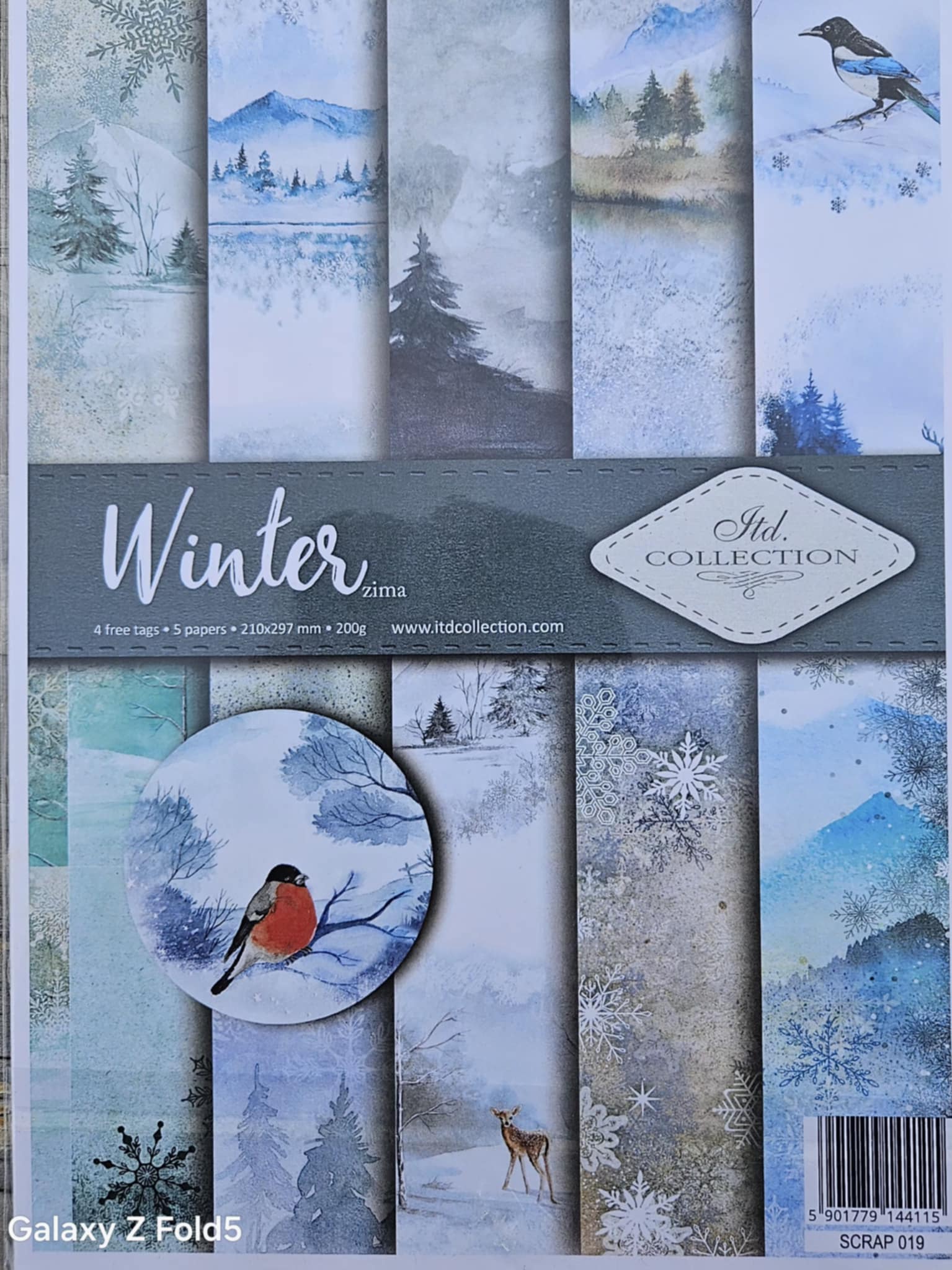 Scrapbookové papíry ITD Collection