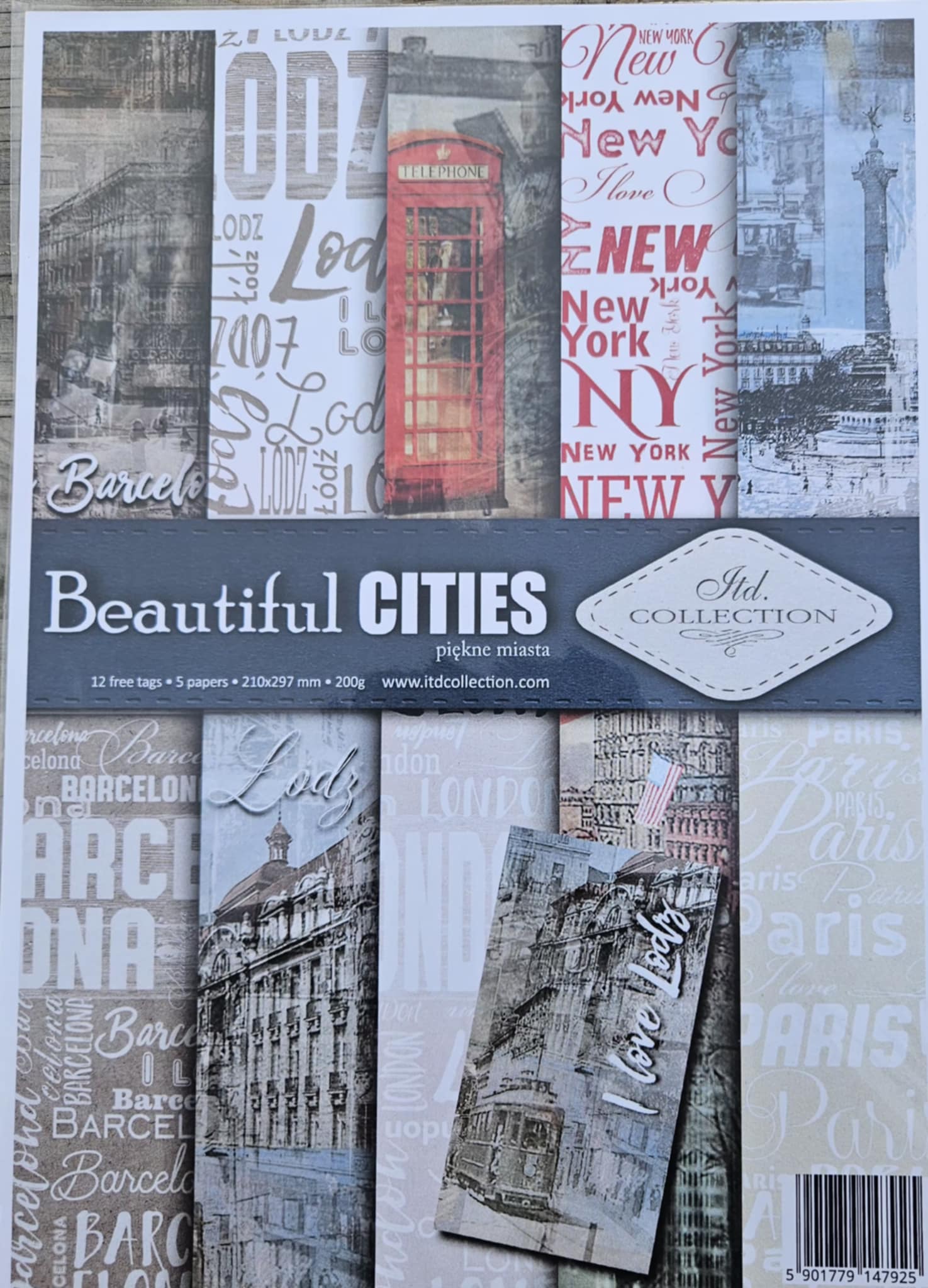 Scrapbookové papíry ITD Collection