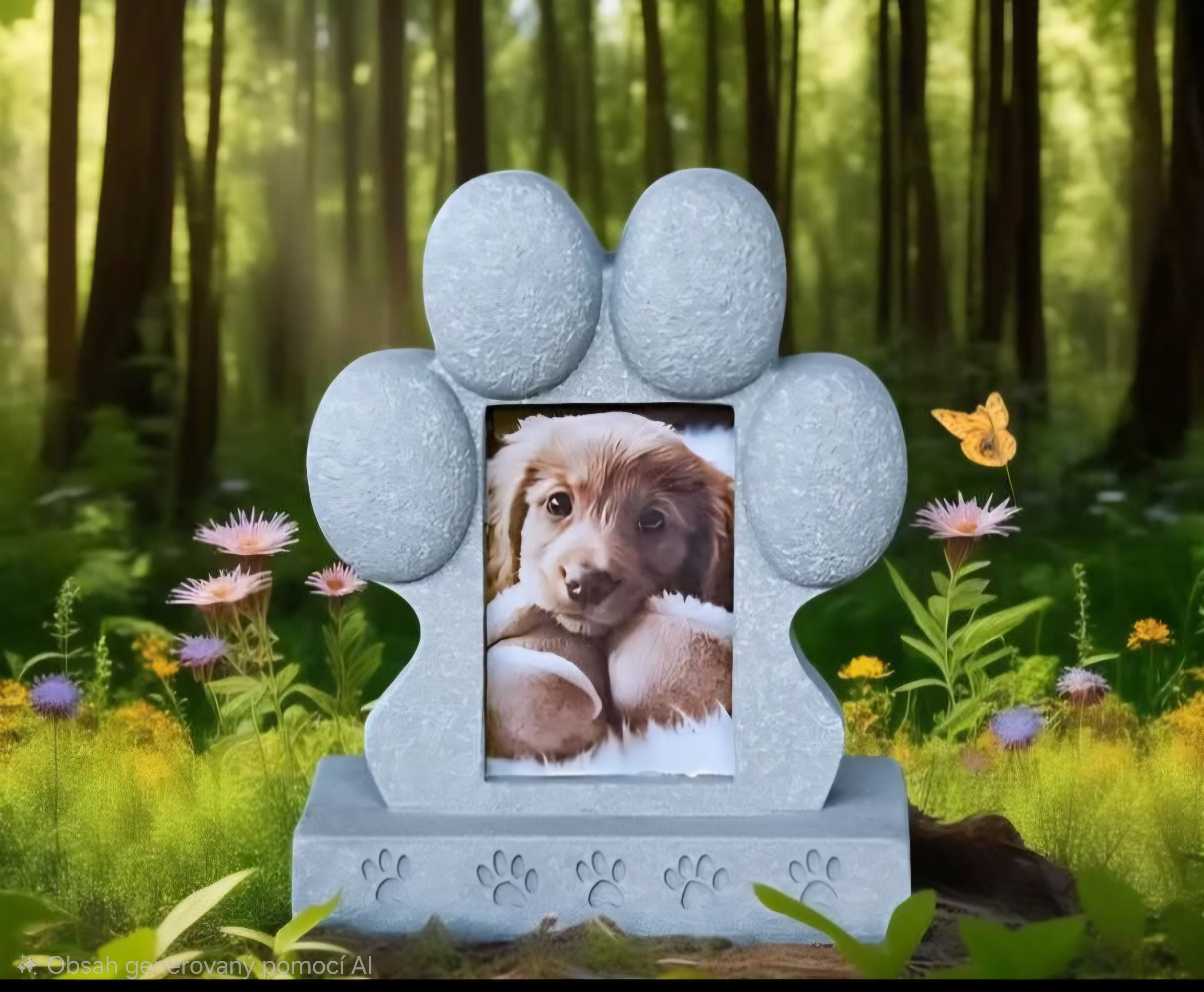 Pomníček pro pejsky a kočičky 