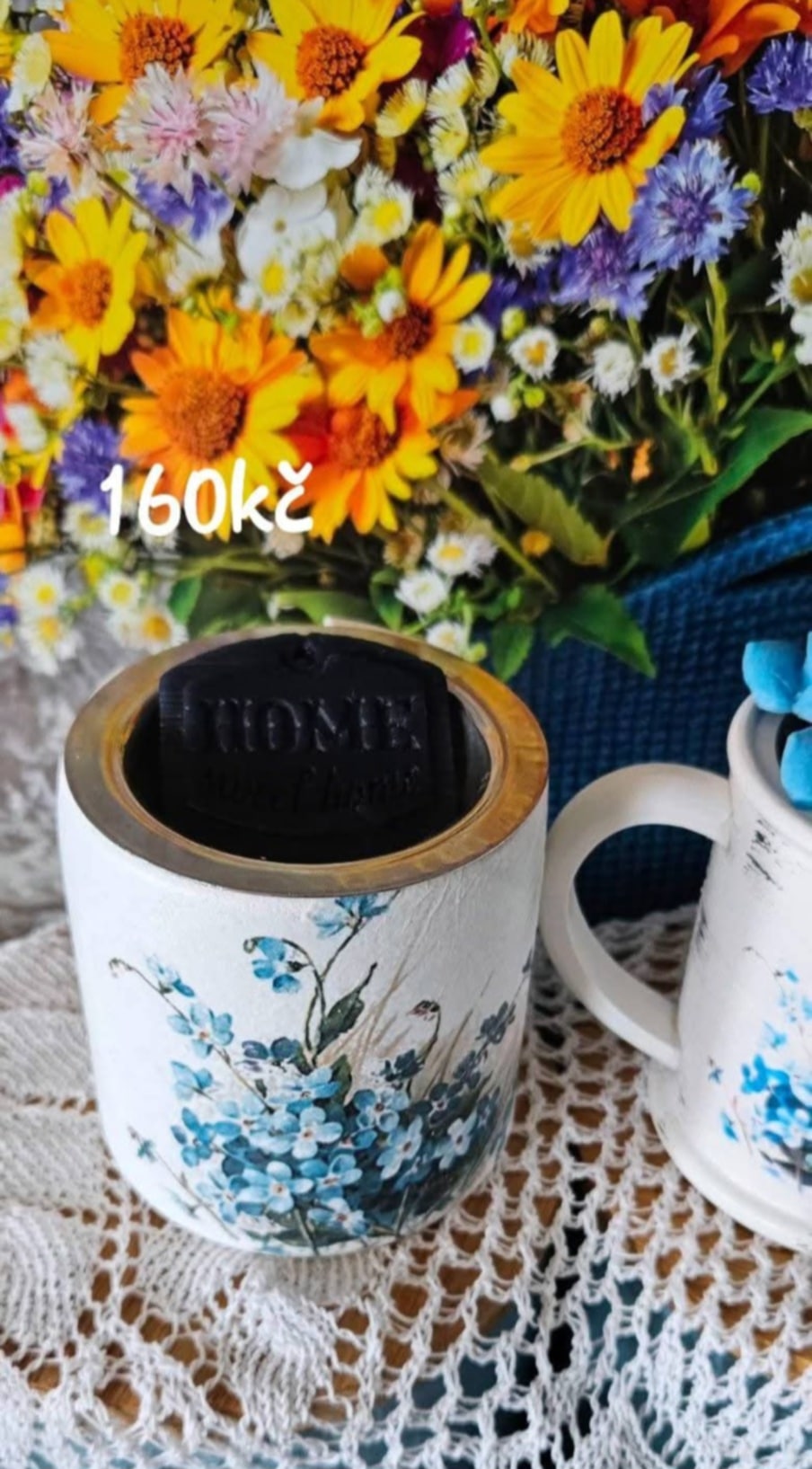 Aromalampa s pomněnkou