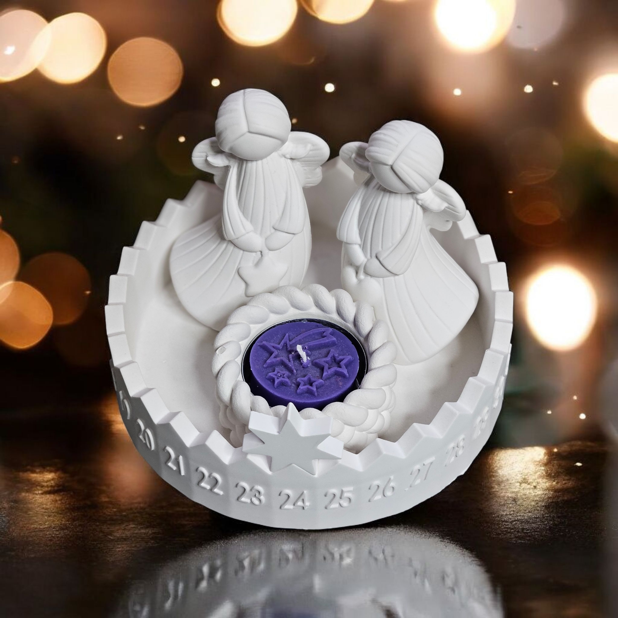 Adventní kalendář s andílkami