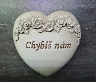 Forma-Srdce ♡ Chybíš nám