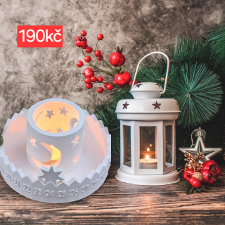 Adventní kalendář se stínítkem
