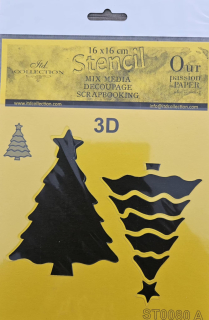 Šablona 3D stromek