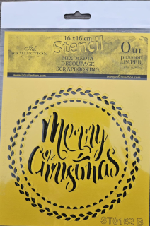 Šablona Merry Christmas